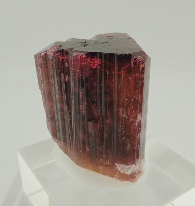 CH01- Rubellite (Elbaite). Malkhan Pegmatitic Field, Krasnyi Chikoy, Chitinskaya Oblast, Transbaikal, Eastern Siberia, Russia.