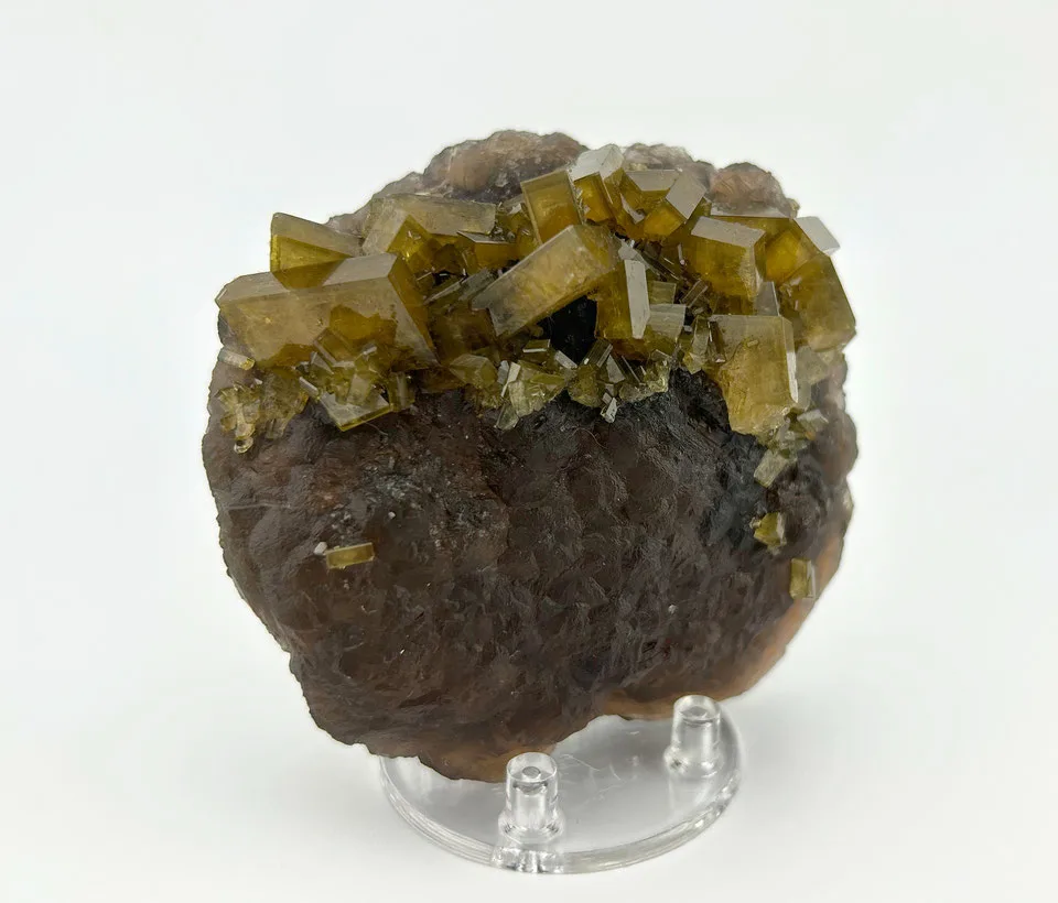 Barite On Fluorite 1 | JESUS MONTES CHICO