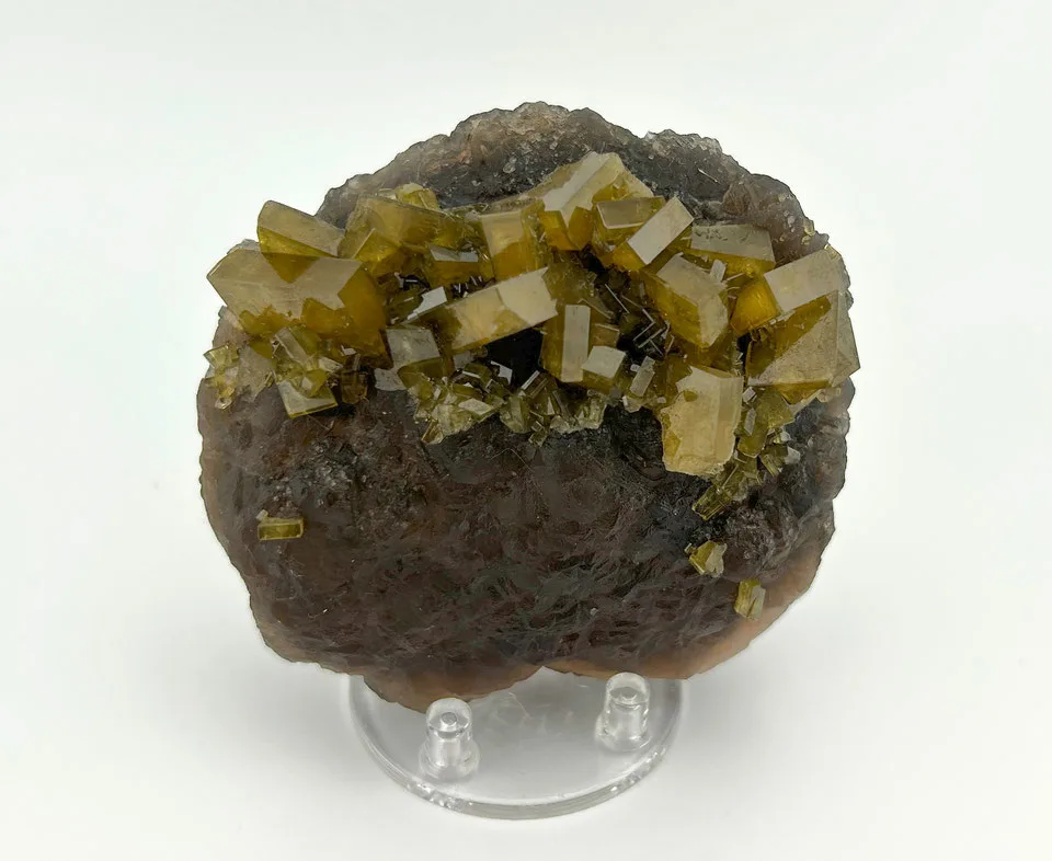Barite On Fluorite | JESUS MONTES CHICO